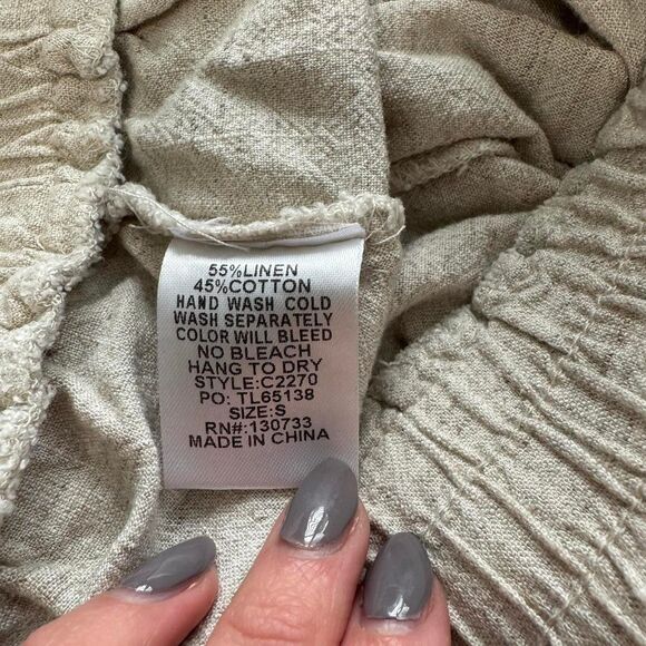 S Umgee‎ Cream Skirt – Flowy Y2K Boho Mini Vibes - Picture 4 of 5